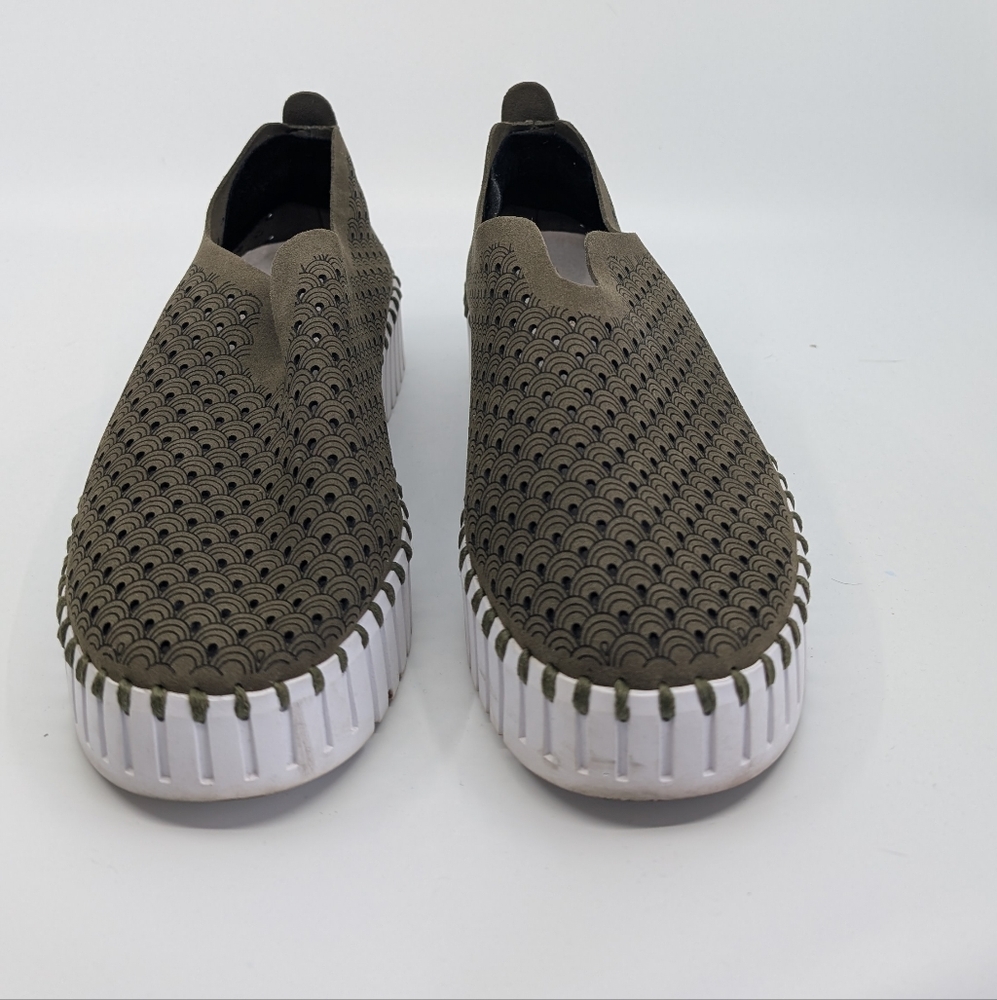 Ilse Jacobsen size 39 Deep Olive Shoes